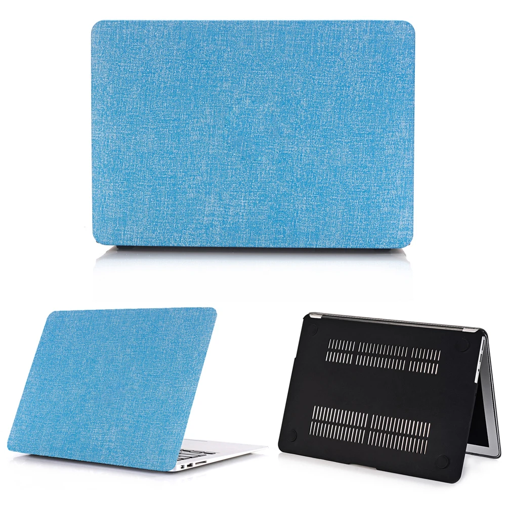 Sky Blue Джинсовый чехол для ноутбука MacBook Air 13 Pro retina 11 12 13,3 15 15,4 чехол с сенсорной панелью для Macbook New Pro 13 A2159 - Цвет: Sky Blue