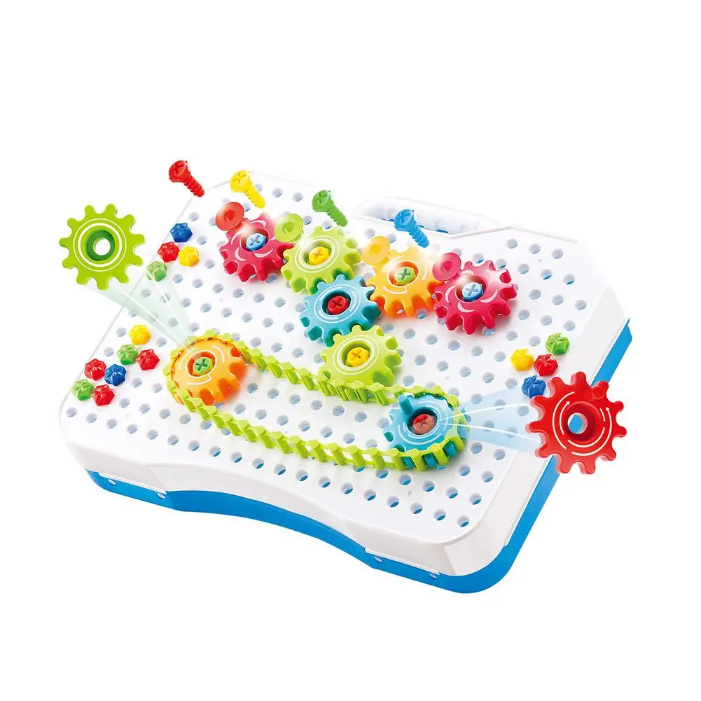 

Electric Drill Screw Disassembly Accessories DIY Puzzle Toys For Children STEM Game Toy Kids Mosaic Puzzle Toys Educational Toys