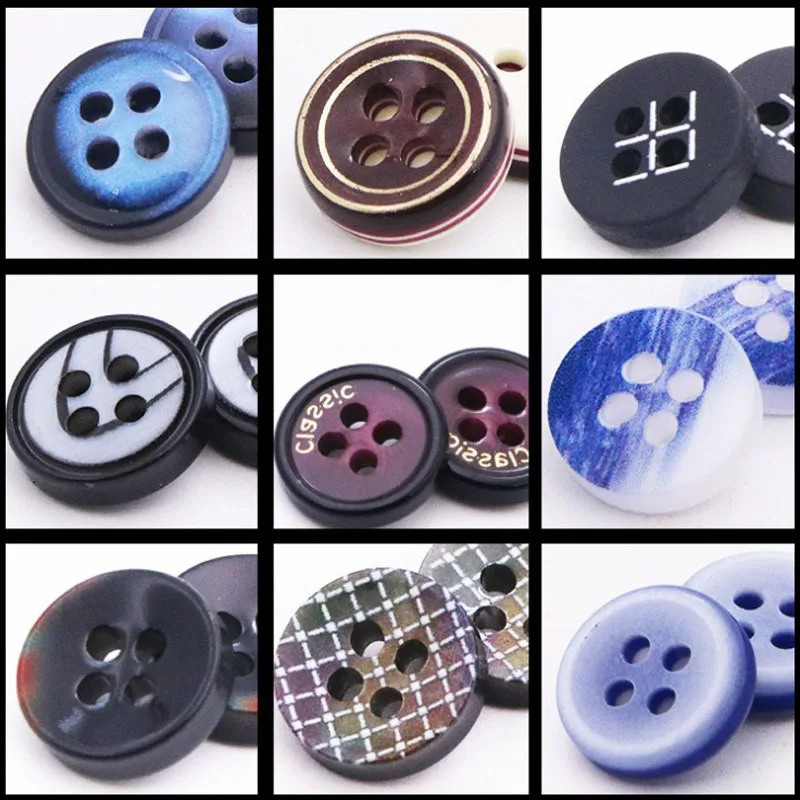 

500 шт., перламутровые пуговицы для рубашек, 11,5 мм