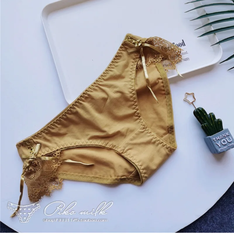 SP & CITY японские милые бандажные трусики с бантом для женщин хлопковые однотонные