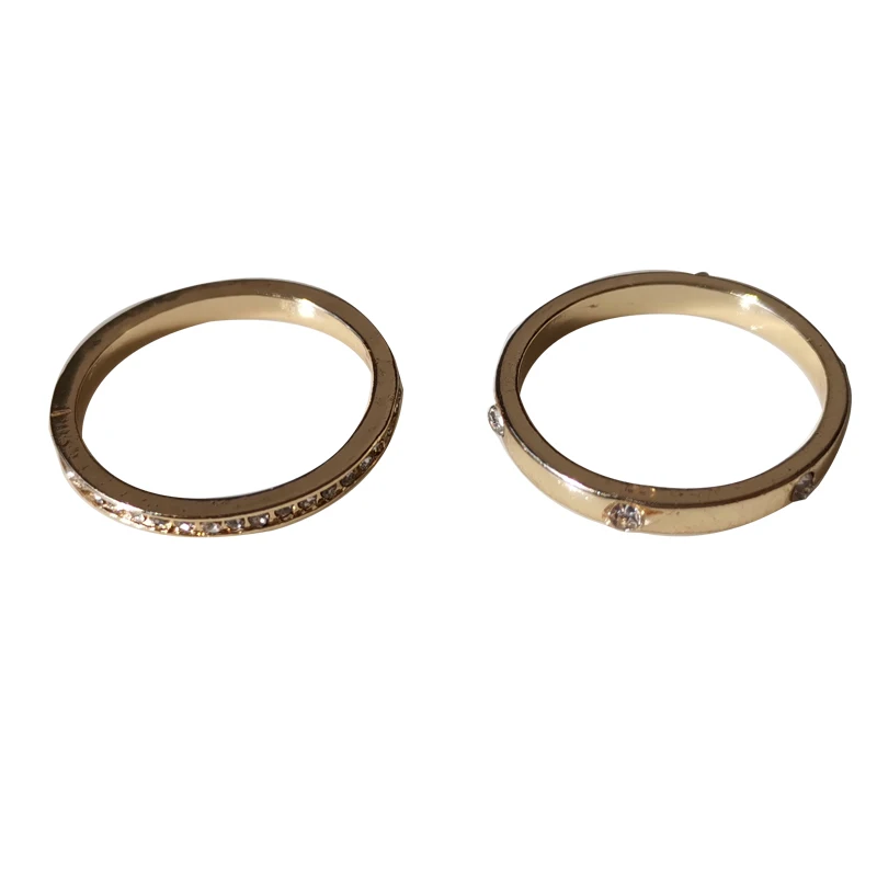 

Fashion Jewelry Simple Desing Ring Popular Design Round High Quality Crystal Finger Ring For Women Lady Party Wedding Gift