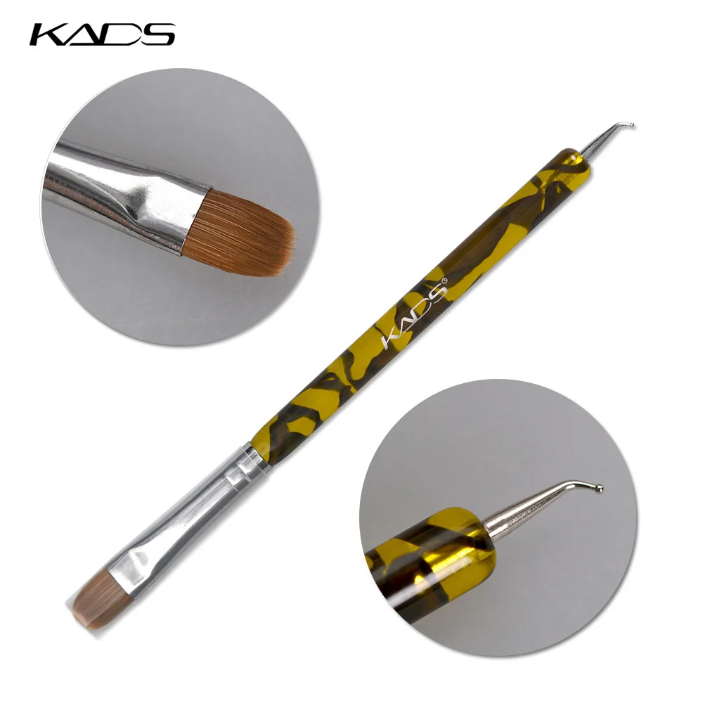 Kads 100% колонок французский соболь кисть 2 способ акриловые уф гель искусство