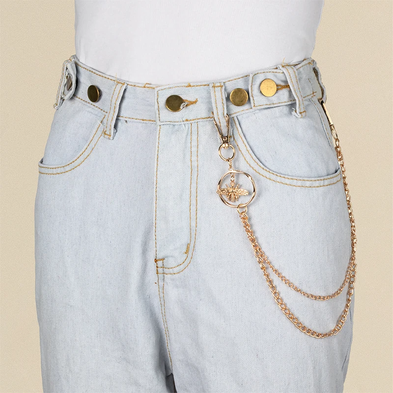 

Fashion leather belt for casual pants jeans Double ring pearl buckle ladies belt dress white ladies belt all-match belt
