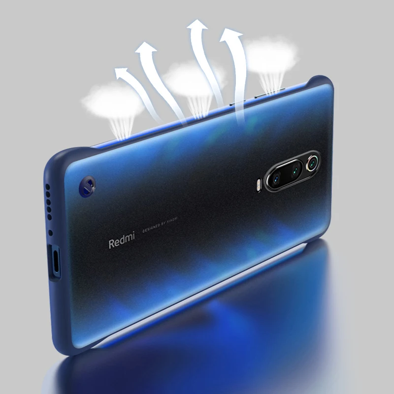 REDMI 7A Мягкий силиконовый чехол Edge ударопрочный роскошный бескратный прозрачный