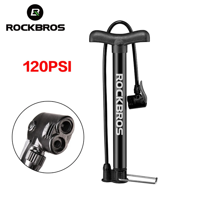 ROCKBROS велосипедные насосы Presta Schrader AV FV 120PSI мини MTB дорожный велосипед велосипедный