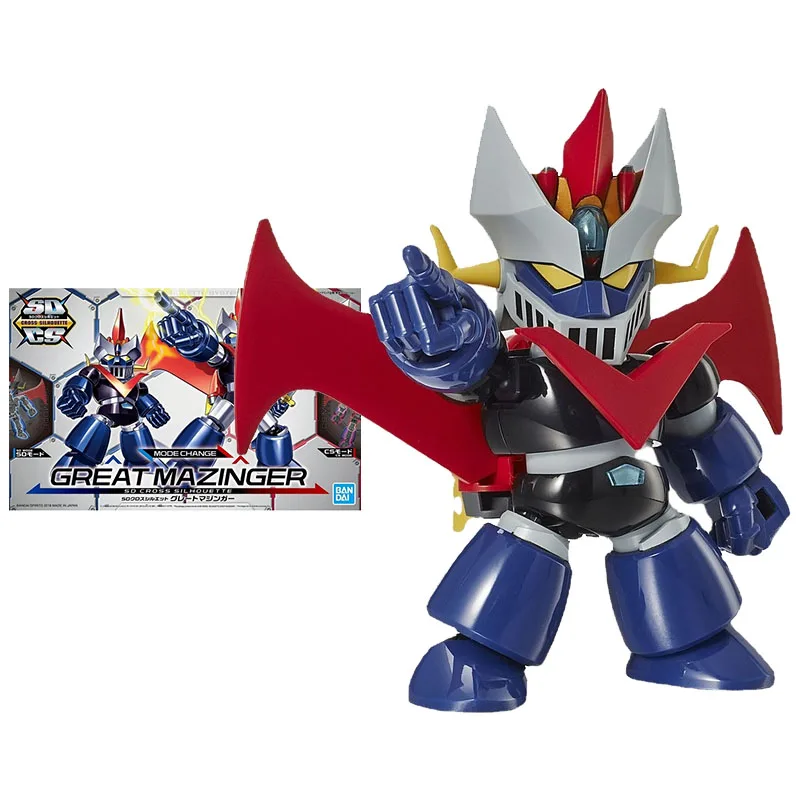 

Bandai Mazinger Z Animation Figure Q Version BB SDCS Great Mazinger Genuine Model Decoration Action Toy Figure Toys for Children