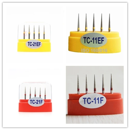 100 шт. Стоматологические алмазные боры изящные и сверхтонкие фонарики