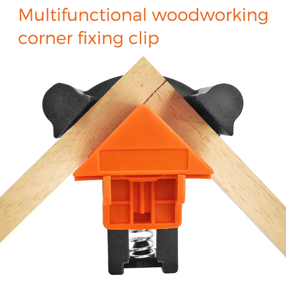 

Right Angle Clip Corner Clamp 90 Degree Clamp Practical Woodworking Corner Clamps Set Right Angle Fixing Clip Fixture Tools 4PCS
