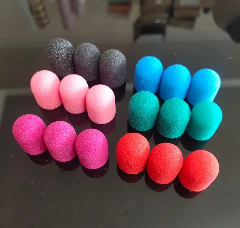 Колпачки шлифовальные для педикюра и ногтей 10 шт.