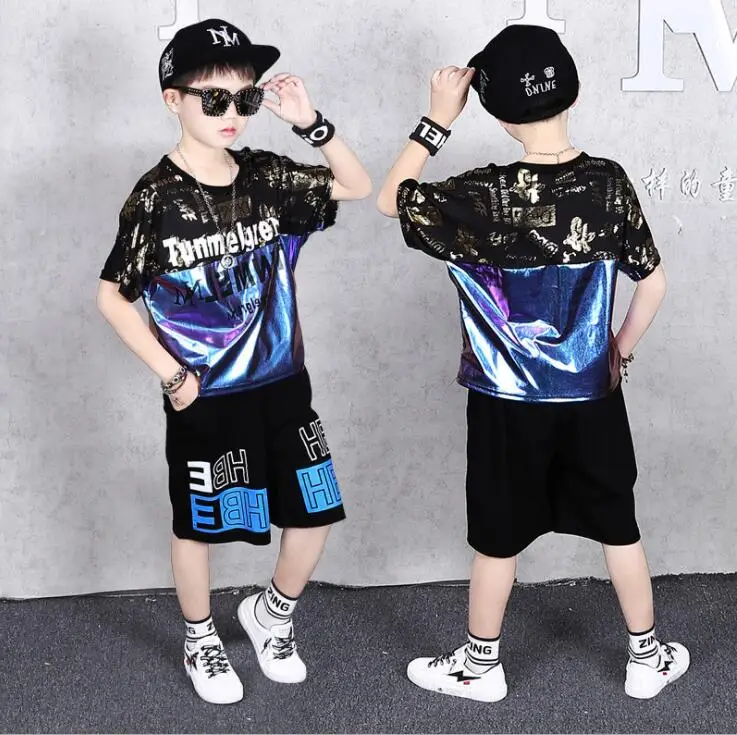 Футболка с коротким рукавом и штаны для мальчиков на Возраст 3 15 лет|Комплекты