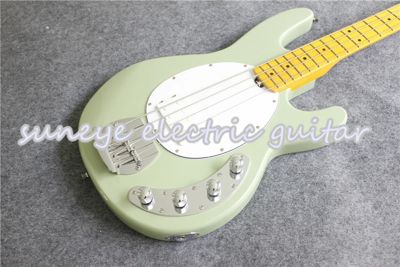 Suneye зеленая глянцевая отделка электрическая бас-гитара 4 струны музыка человек
