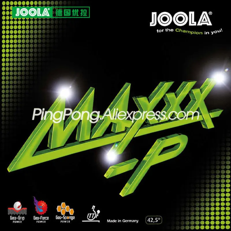 Joola MAXXX P/MAXXX P (Speed & Spin) Pips in Original JOOLA резиновая губка для настольного тенниса и пинг