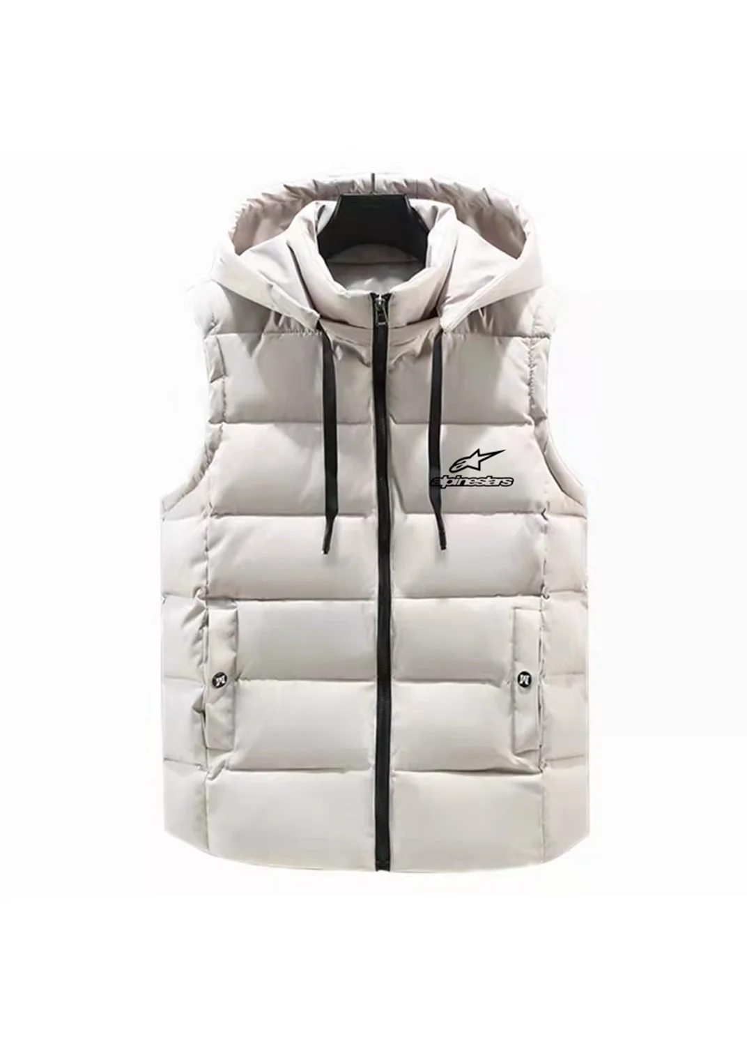 

2021 new fall and winter casual sports waistcoat Thermal vest men and women's same style down cotton fashion jacket vest