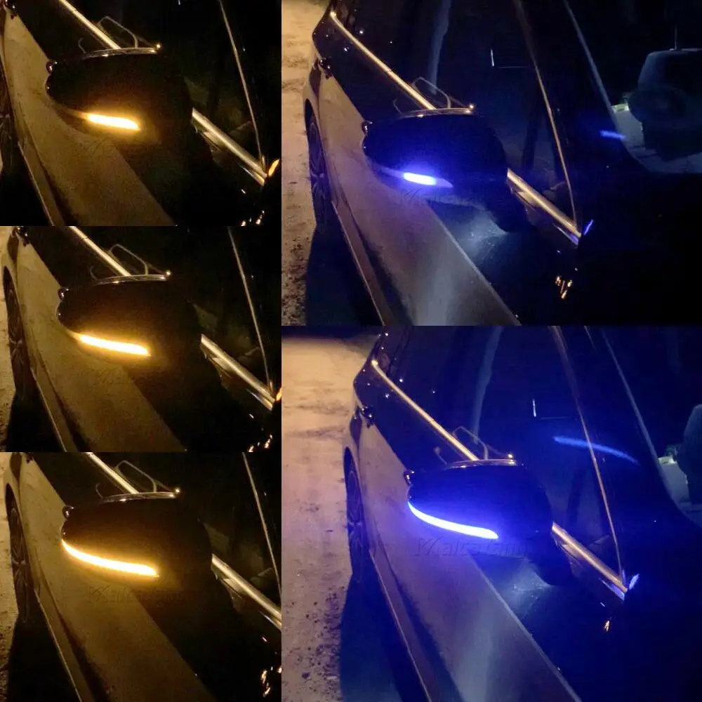 

Dynamic Turn Signal LED Rearview Mirror Indicator Side Wing Blinker Repeater Light For Volkswagen VW Passat B8 2015 2016 2017