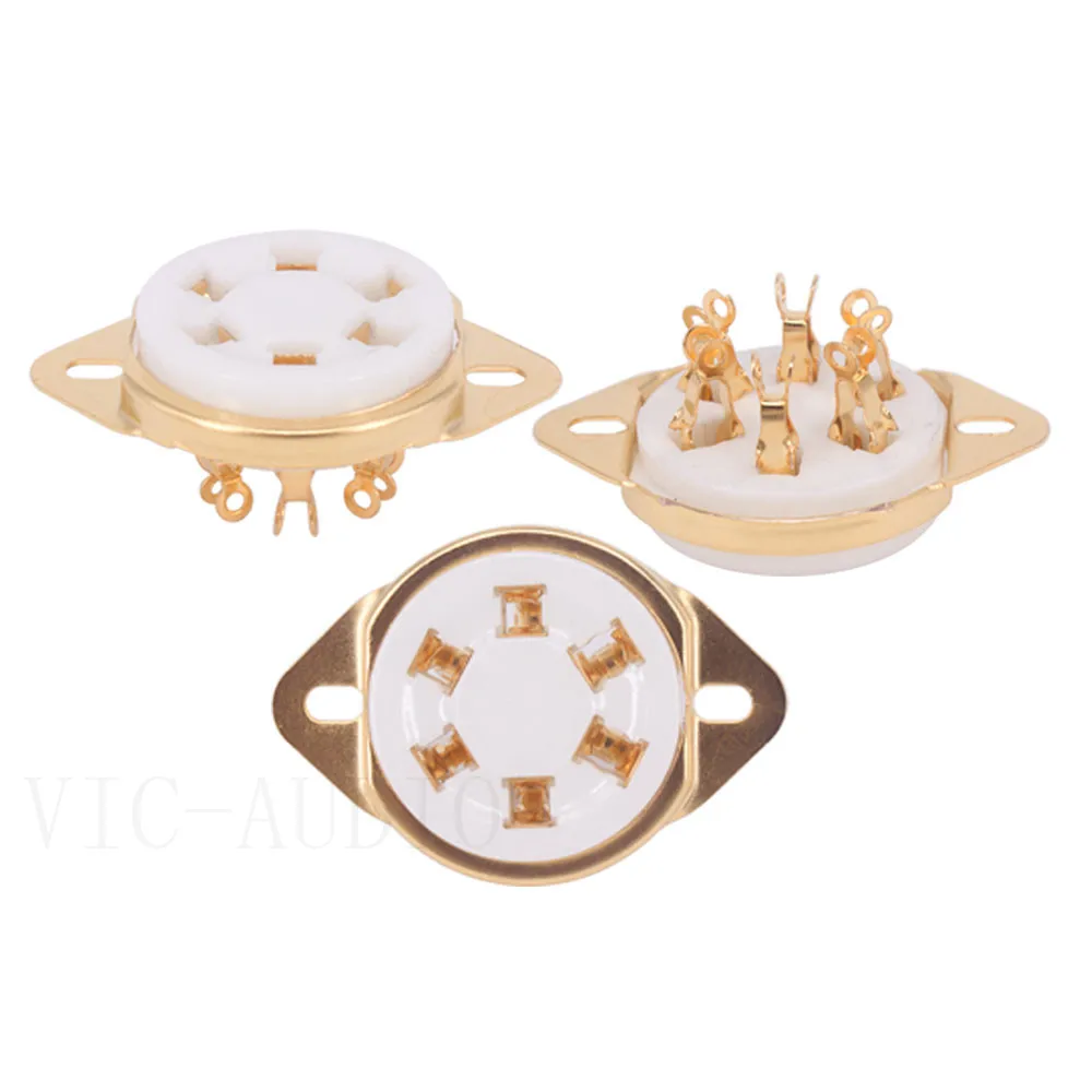 2 шт. 6 контактов для VT57 VT58 6D6 6C6 WE310 310A RK49|socket 755|socket receptaclesocket 478 ddr2 motherboard |