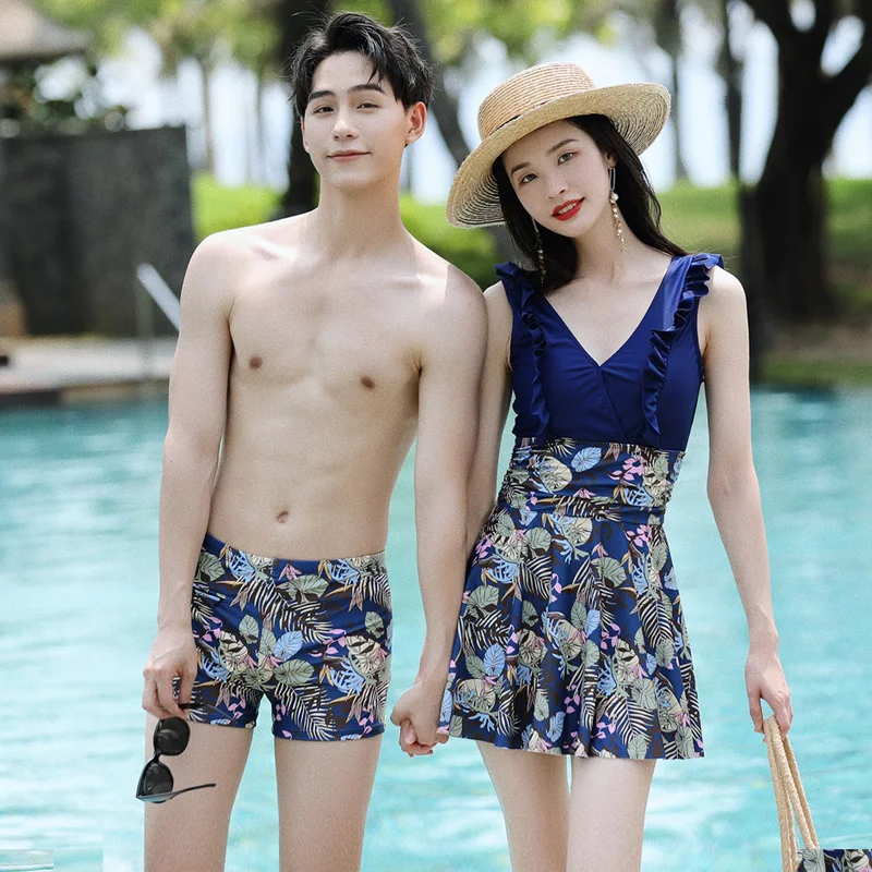 

Парный новый купальник 2022, тонкий купальник, купальник, пляжный костюм, слитный Модный Купальник для мужчин на весну