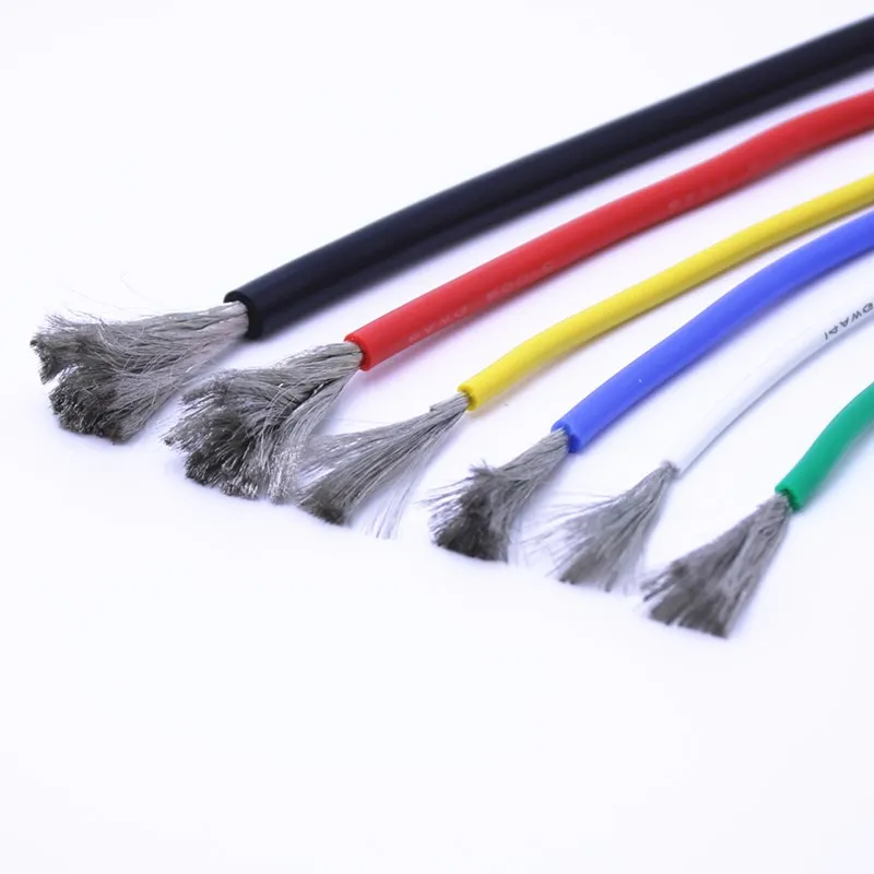 Мягкая высокотемпературная силиконовая проволока 14AWG 7 8 9 10 11 12 13 15 16 17 18 20 22 24 26 28awg термостойкость 200 ° антифриз 60 °