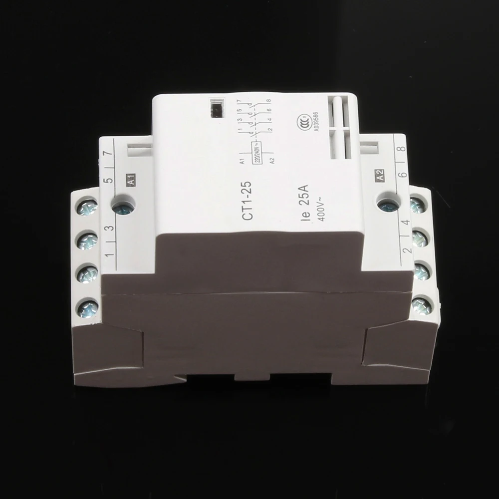 CT1-25 16A 20A 25A 4P 220V/230V 50/60HZ Din rail бытовой модульный контактор переменного тока 4NO