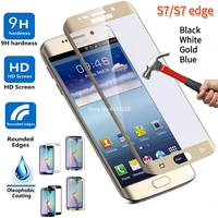 Curved for Samsung Galaxy Edge Full Cover Tempered Glass Screen Protector For Samsung S7edge Protective Film Glass