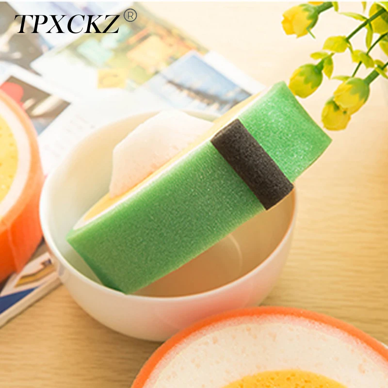 TPXCKz Кухня для очистки Скраб Губка Фрукты Модель блюда скруббер хозяйственные