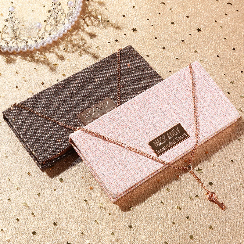 Золотой ключик 14 цветов ожерелье тени для век палитра макияжа глаз хайлайтер