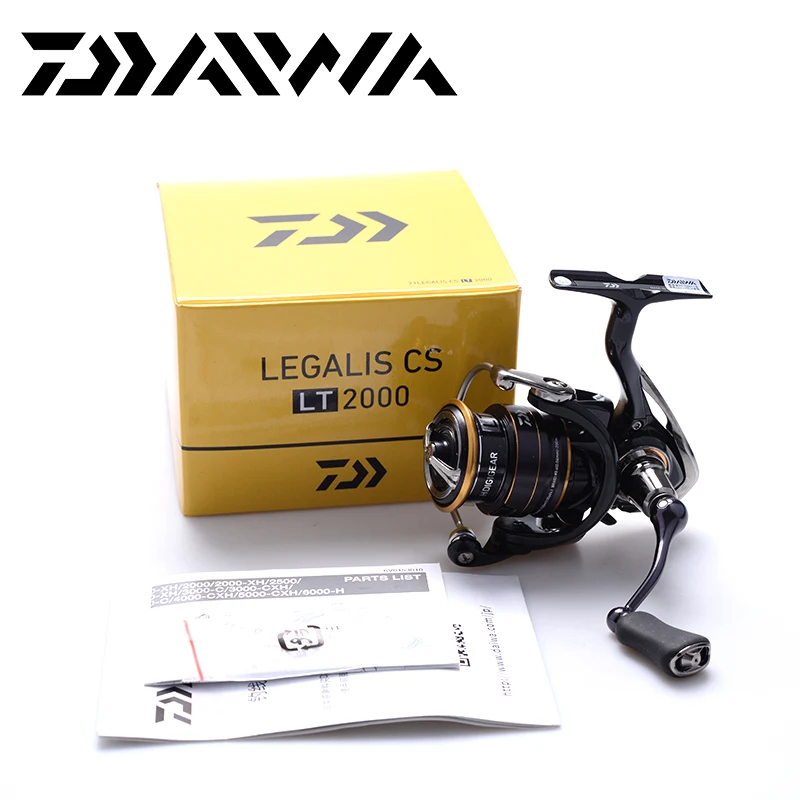 2021 NEW DAIWA LEGALIS CS LT Spinning Fishing Reels 1000-3000 6+1BB Max Drag 12KG Gear Ratio 5.2:1/5.3:1/6.2:1 Saltwater Wheel | Спорт и