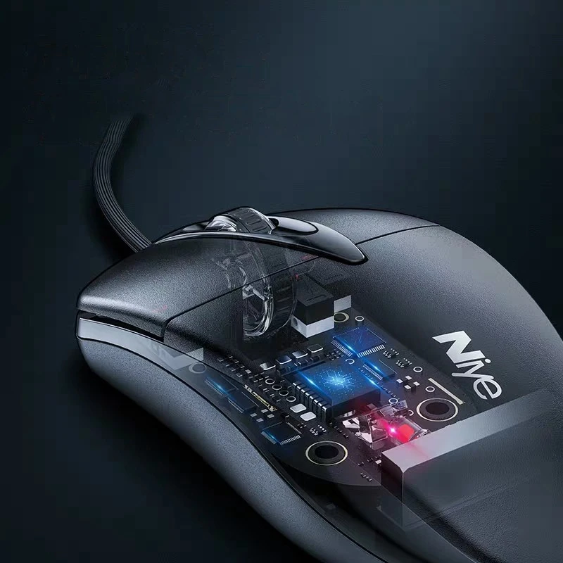Проводная мышь игровая компьютерная игровой офисный бесшумный USB мыши 1000 Точек