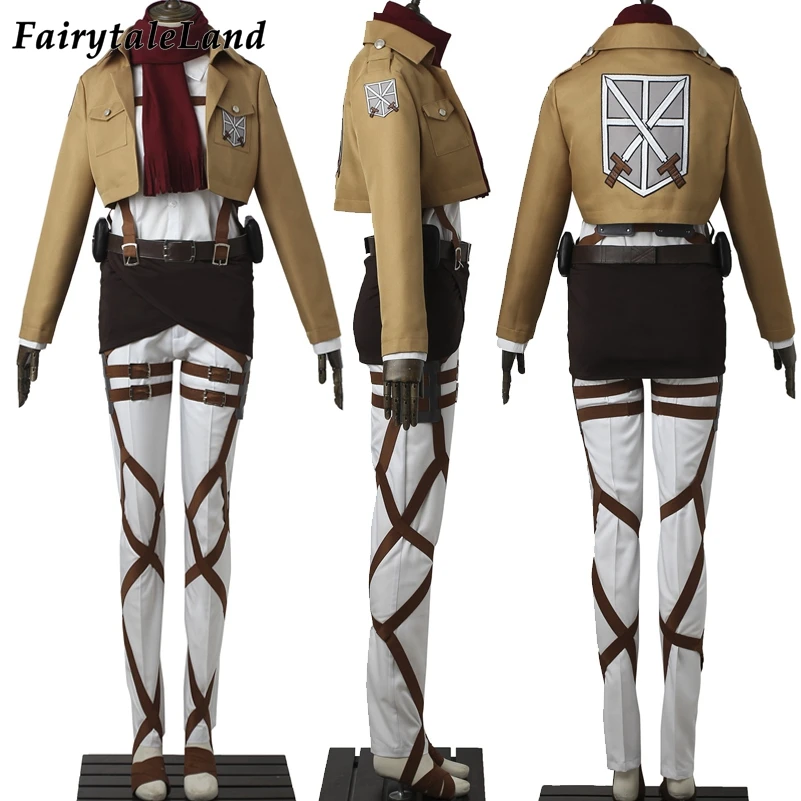 Женский костюм для косплея атака на Титанов |
