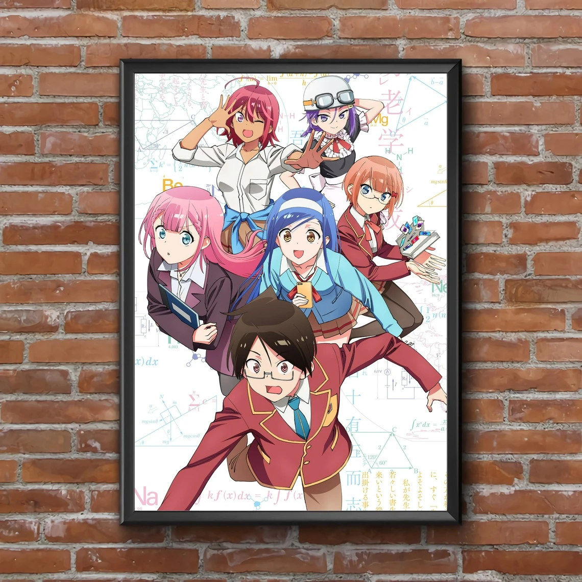 

Мы никогда не учимся, аниме, холст, плакат, домашняя фотография (без рамки)