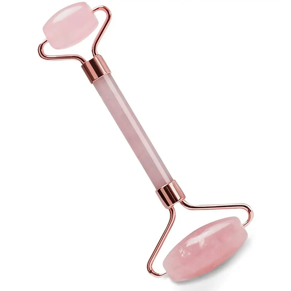 

Non Jade Roller Massager Double Head Pink Roller Single Head Massage Rolling Fine Workmanship Good Appearance