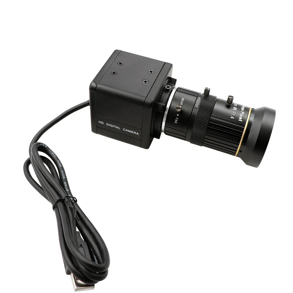 Глобальная высокая скорость затвора 120fps CS Mount вариофокальный 5 50 мм UVC Plug Play камера