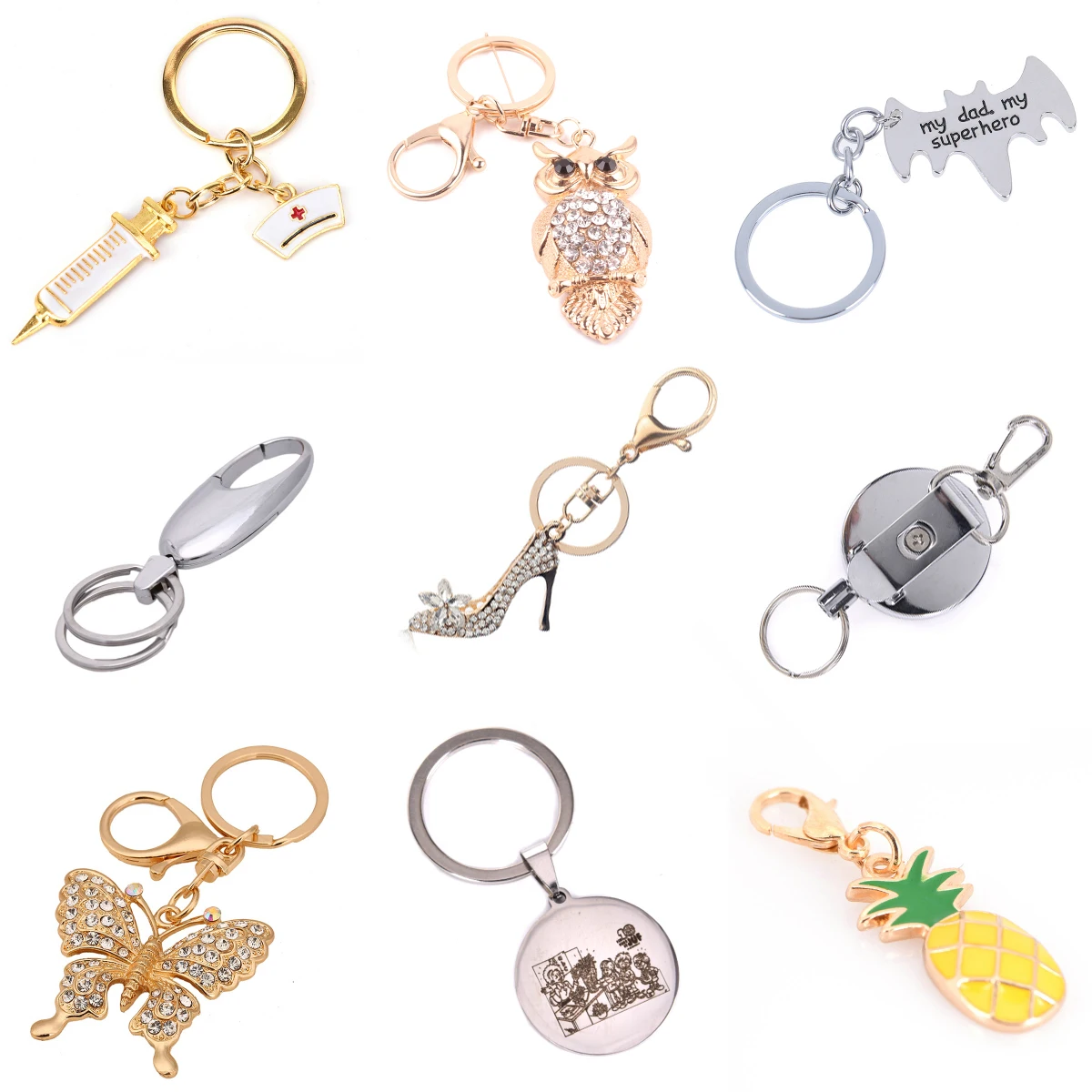 Модный футбольный металлический брелок для мужчин Подарочный Брелок футбольной