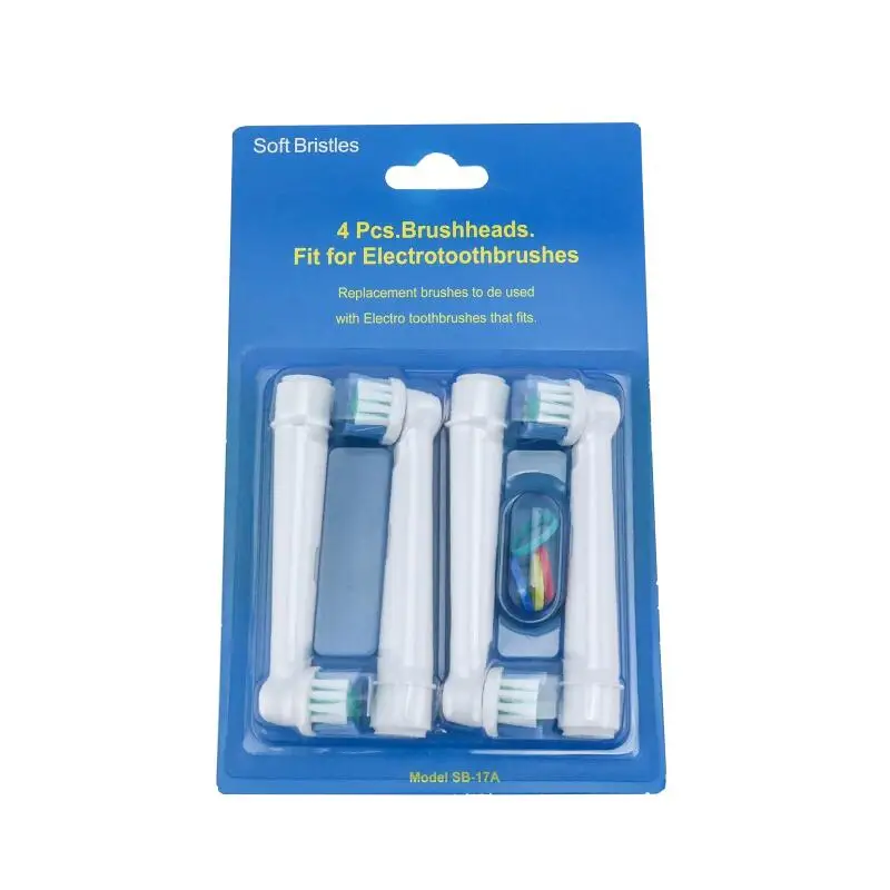 4 шт. Vbatty для Oral B головка зубной щетки мягкие щетинки Электрическая зубная щетка