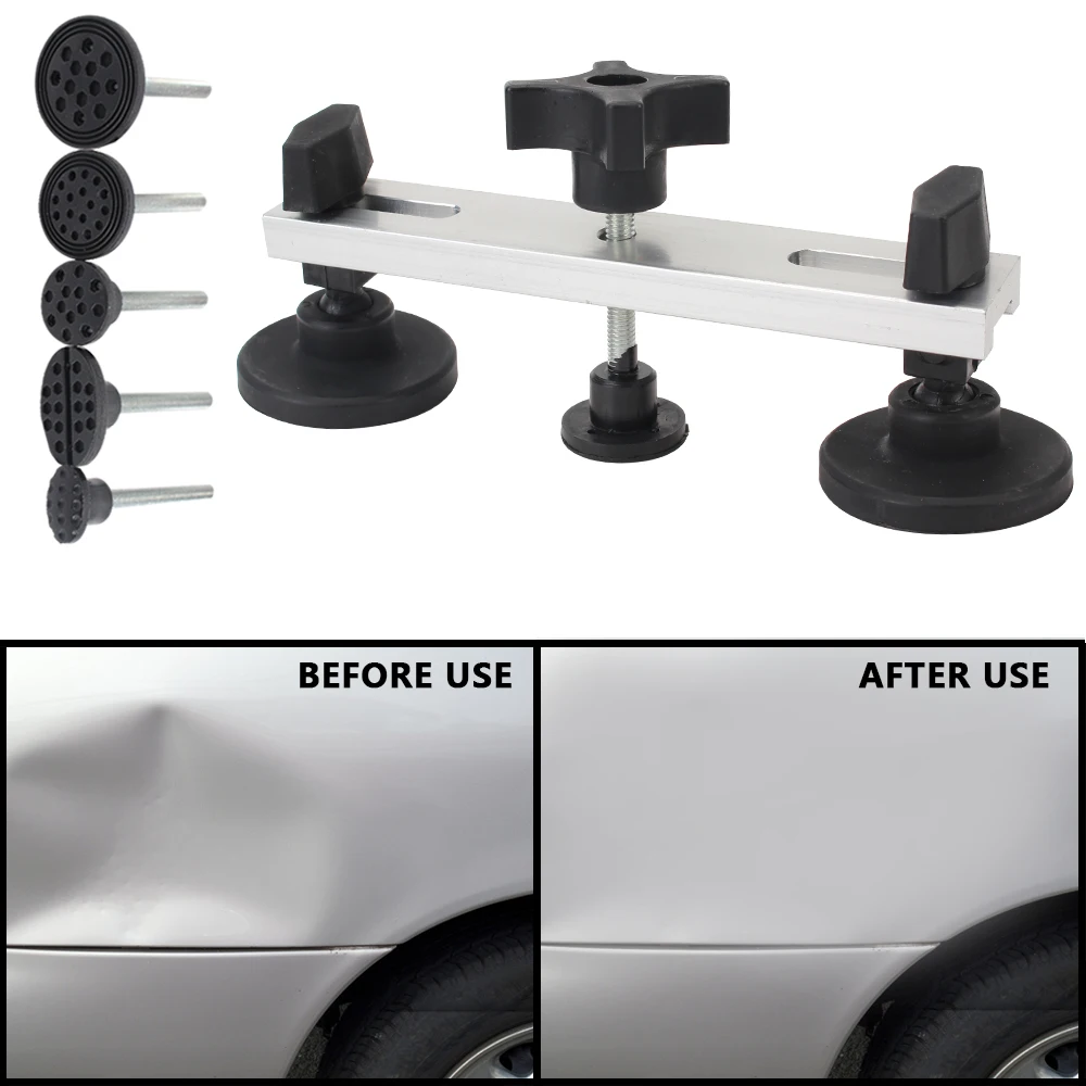 

Dent Puller Set Auto Body Repair Kit Car Dent Repair Tool Portable Car Accessory Pulling Bridge Glue Pulling Tabs