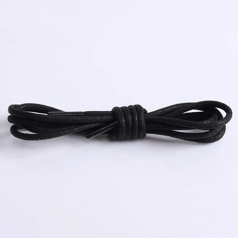 

120CM Waxed Cotton Thin Simple Style Round Shoelaces Dress Wax Cord Convenient Practical Sell Well Laces Brogues Shoes