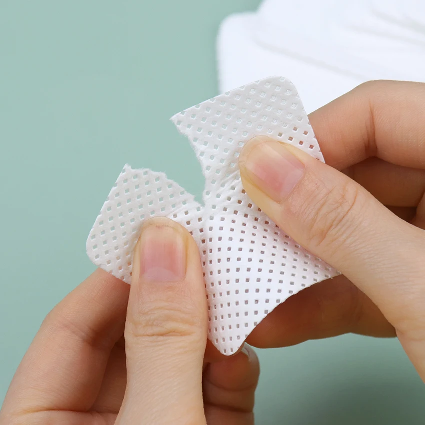 Безворсовые бумажные салфетки для снятия клея ресниц 100 шт./упак. | Красота и