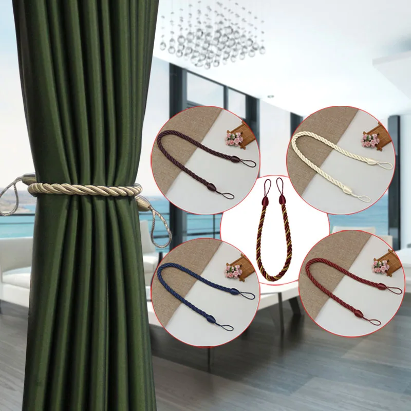 1PC Decorative Tieback Curtain Ropes Holdbacks Tiebacks for Use With Hook | Дом и сад