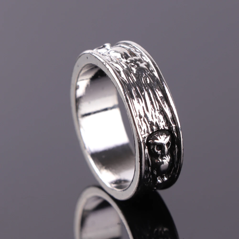 Мужское кольцо в стиле панк хип-хоп креативное сова дерево Кора дизайн модное для