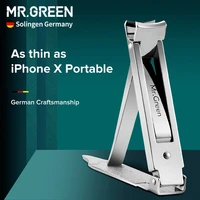 mr green nail clipper cutter trimmer ultra thin portable hand toe stainless steel keychain for finger nail clipper toenail tool