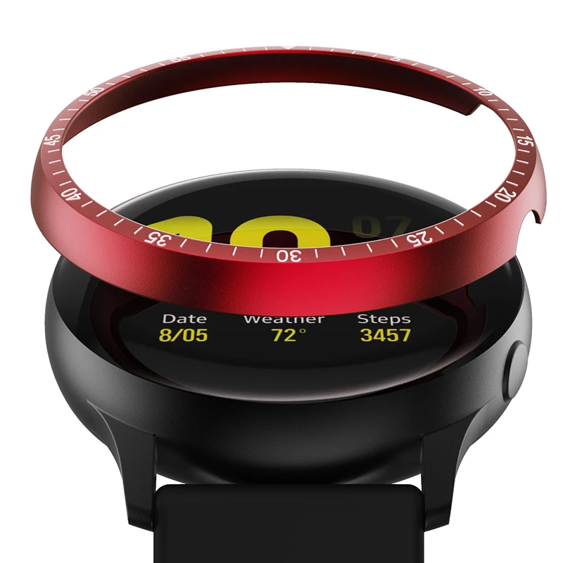 

Алюминиевое кольцо-Обложка для смарт-часов Samsung Galaxy Watch Active 2 44 мм 40 мм