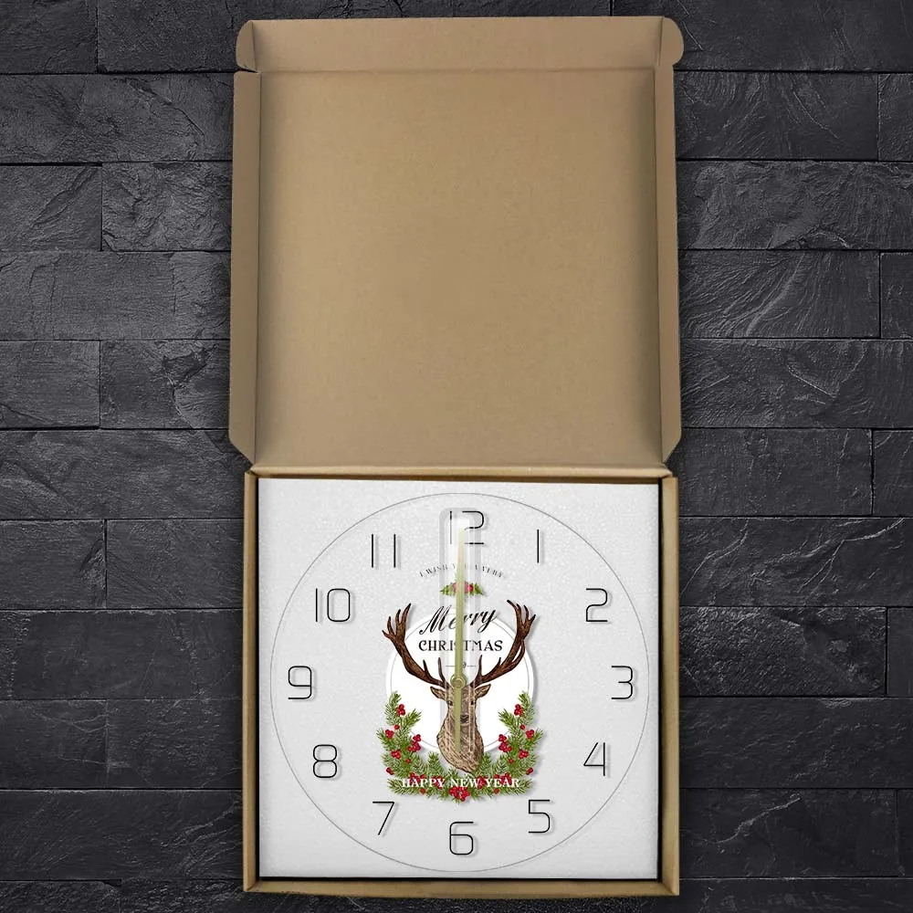 Счастливого Рождества и счастливого Нового года зимние праздники декоративные