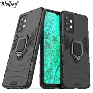 for samsung galaxy a32 5g case armor magnetic suction stand full cover for samsung a32 5g case for samsung a32 a22s a12 m52 m22 free global shipping