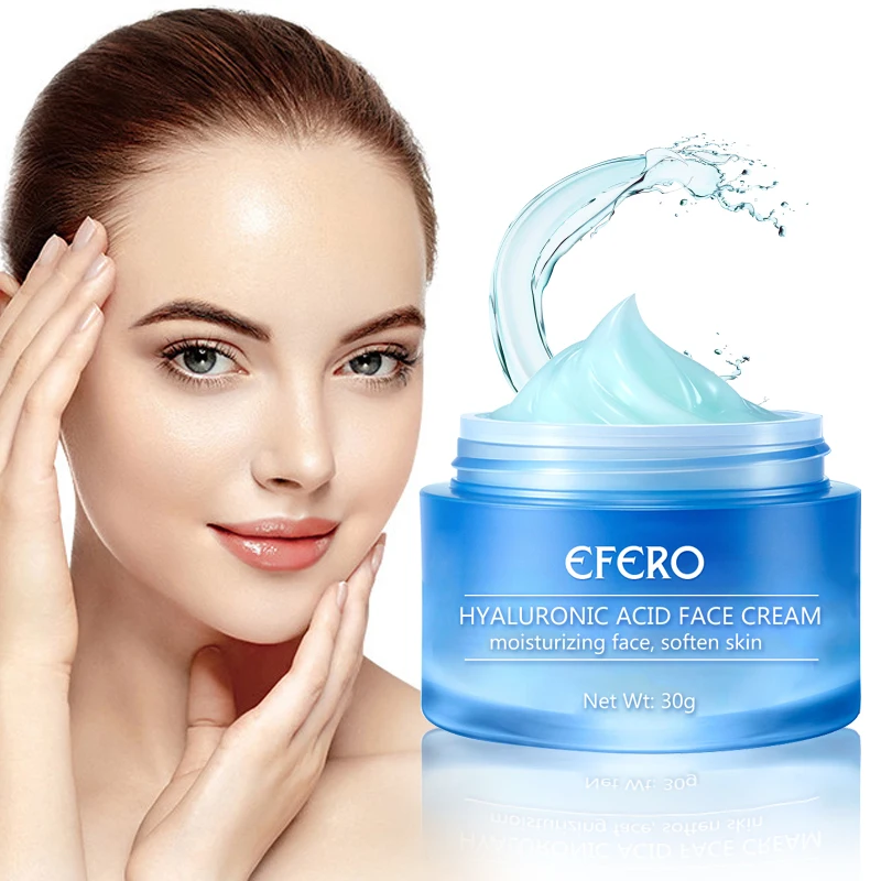

EFERO Hyaluronic Acid Moisturizing Face Cream Aloe Vera Day Cream Hydrating Anti Aging Wrinkle Remove Nourish Face Skin Care