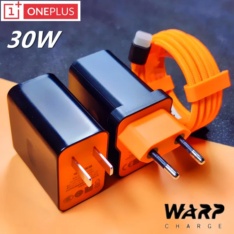 Original Oneplus 7 pro charger 30W Mclaren Warp charge 30 USB Dash power Adapter Type c cable For oneplus 6 6t Pro 5 5t 3 3t | Мобильные