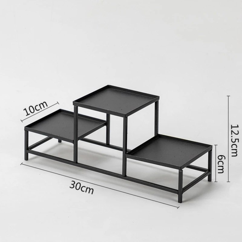 Подставки для торта черные стеллажи хранения полка украшения дома лотки витрина