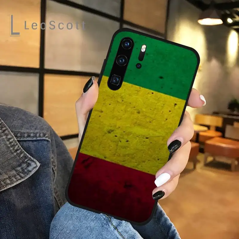 

retro ethiopia flag Phone Case For Huawei honor Mate P 9 10 20 30 40 Pro 10i 7 8 a x Lite nova 5t