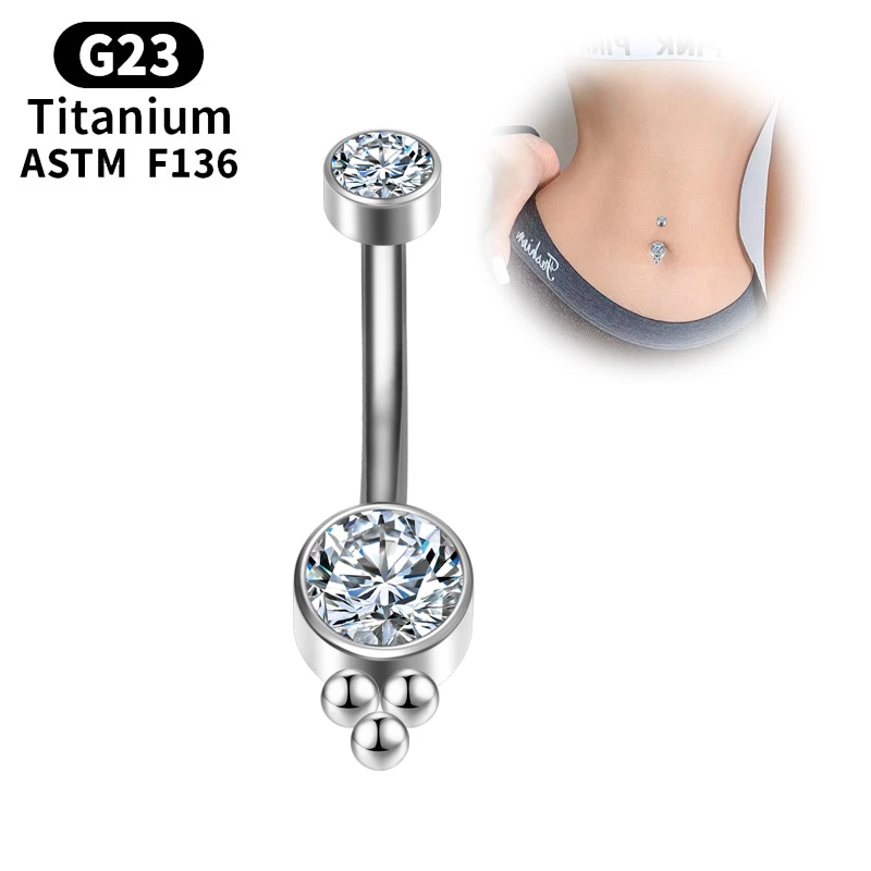 

1PC Titanium belly button piercing septum Hinge segment Cartilage spiral Sexy spiral Cartilage Dangle Rings Nombril Jewelry