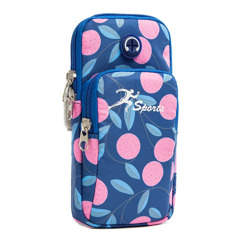

2021 new running mobile phone sports sleeve arm wrist bag women's lovely fitness equipment