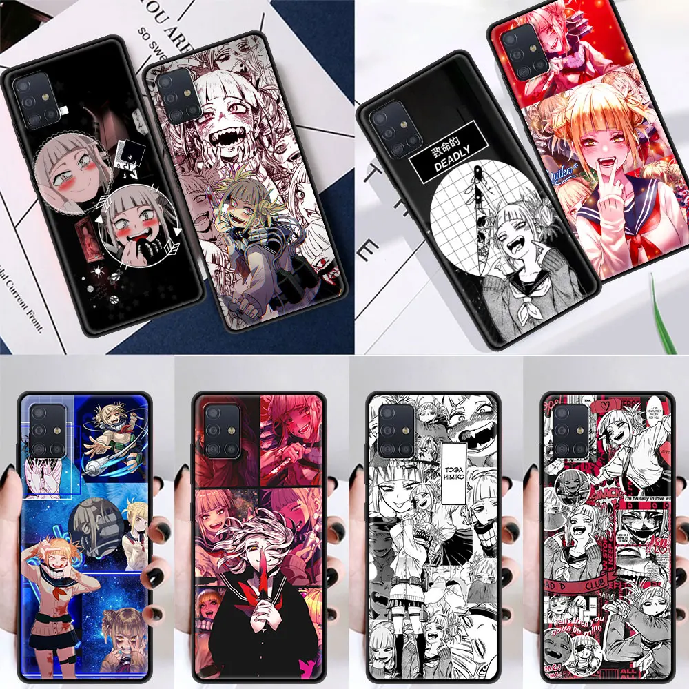 Himiko Toga Boku силиконовый чехол для Samsung Galaxy A51 A71 A50 A21s A70 A10 A20e A30 A40 A31 A41 A11 A12 A02s задняя