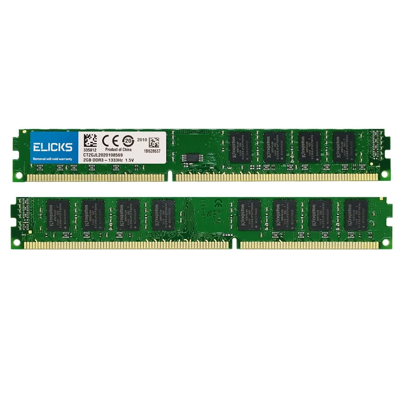 

10pcs 2gb ddr3 1333mhz pc3-10600u desktop memory DIMM 240-pin RAM 1.5v non-ECC